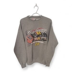 Vintage Jeff Gordon DuPont Racing Graphic Crewneck Sweater Chase Authentic Large